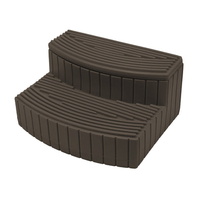 Good Ideas Stora Step Lightweight Plastic Outdoor & Indoor Storage Step, Oak - VMInnovations