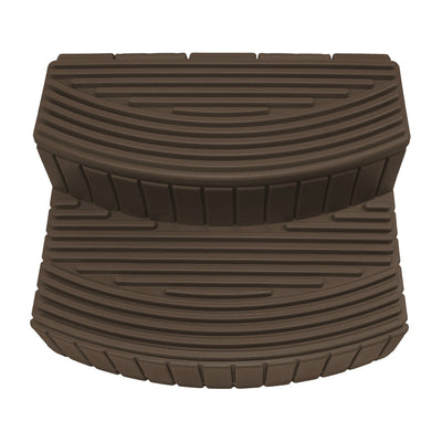 Good Ideas Stora Step Lightweight Plastic Outdoor & Indoor Storage Step, Oak - VMInnovations