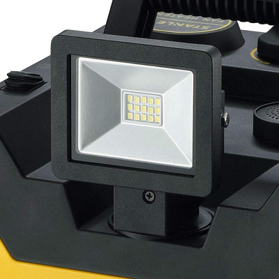 Stanley 1500W Heavy Duty Heater with LED Light and USB, Yellow (Open Box)