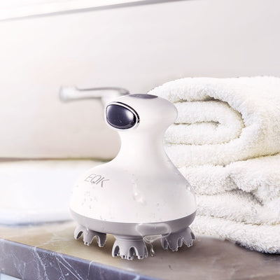 EQK ST-372 Portable Rechargeable Waterproof Shiatsu Full Body and Scalp Massager