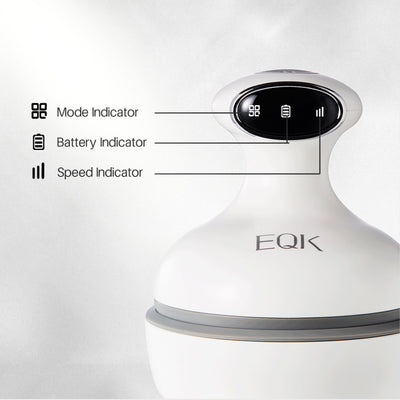 EQK ST-372 Portable Rechargeable Waterproof Shiatsu Full Body and Scalp Massager