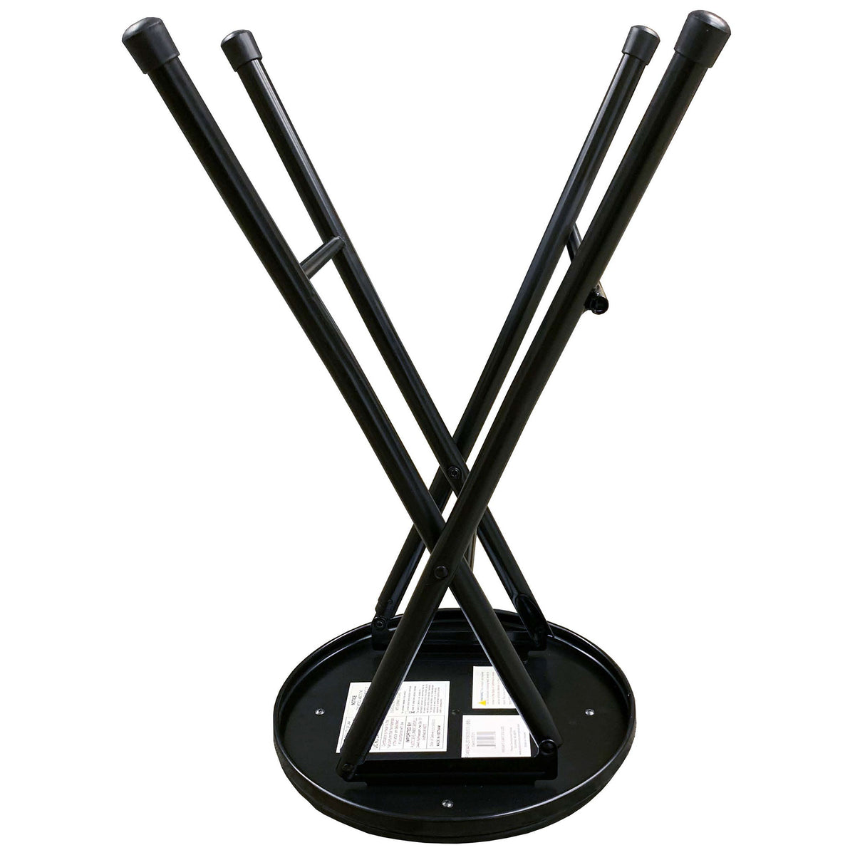 Plastic Development Group ST01 Extremely Portable Black Folding Padded Bar Stool (Refurbished)
