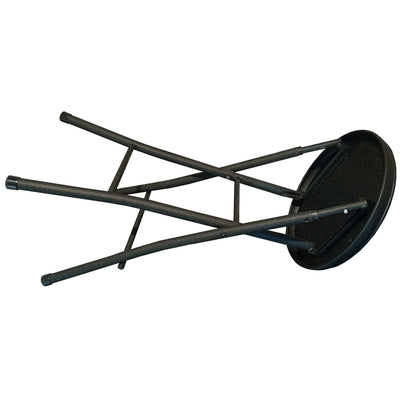 Plastic Development Group Portable Black Folding Padded Bar Stool (Open Box) - VMInnovations