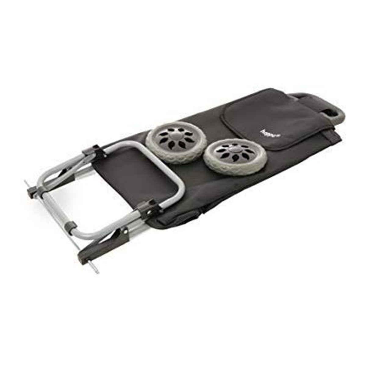 Hoppa Lightweight Heavy Duty Foldable Shopping Trolley for Easy Storage, Black - VMInnovations