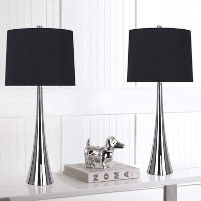 Grandview Gallery 29.5 Inch Tall Table Lamps, Polished Nickel (Set of 2) (Used) - VMInnovations