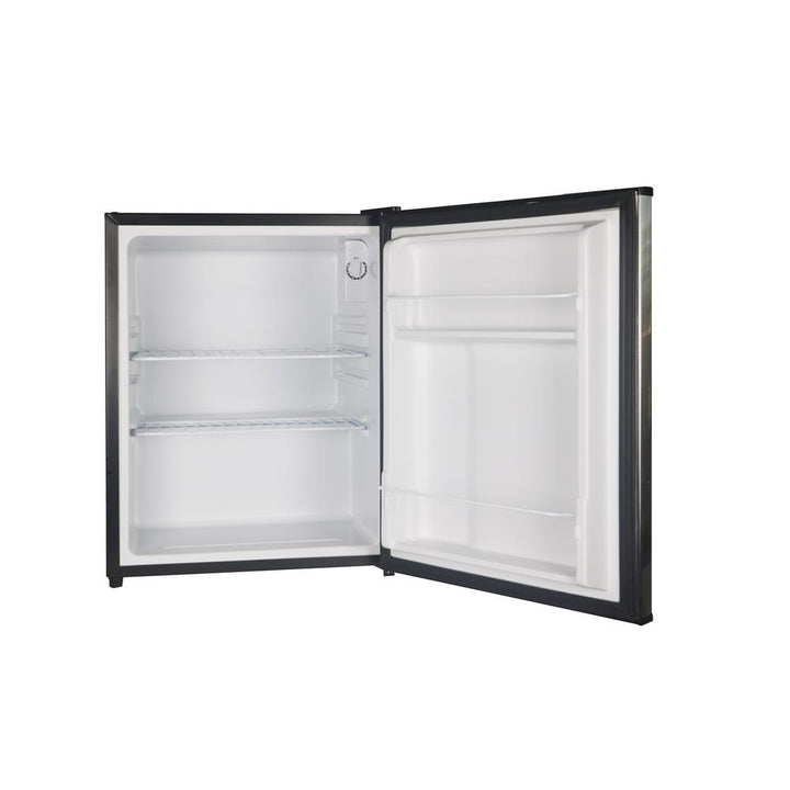 Magic Chef MCAR240SE2 2.4 Cubic Foot Mini Dorm Fridge Freezer, Stainless Steel - VMInnovations