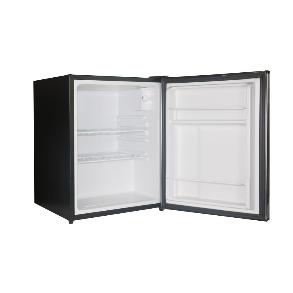 Magic Chef MCAR240SE2 2.4 Cubic Foot Mini Dorm Fridge Freezer, Stainless Steel - VMInnovations