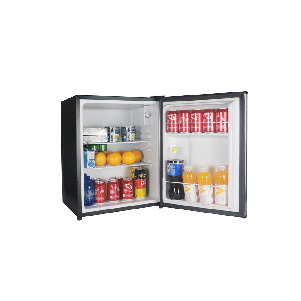 Magic Chef MCAR240SE2 2.4 Cubic Foot Mini Dorm Fridge Freezer, Stainless Steel - VMInnovations