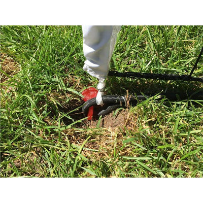 Open Goaaal Soccer Practice Net Rebounder Backstop with Goal, Junior (Used) - VMInnovations