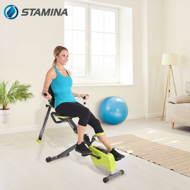 Stamina Wonder Stationary Magnetic Resistance Training Exercise Bike (Open Box)