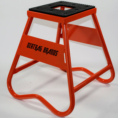 Dirtbag Brands Motocross Dirtbike Floor Mount Jack Stand Lift, Red (Used)