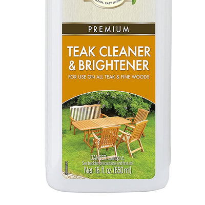 Star Brite Outdoor Collection Wooden Teak Cleaner and Brightener, 16 Ounces