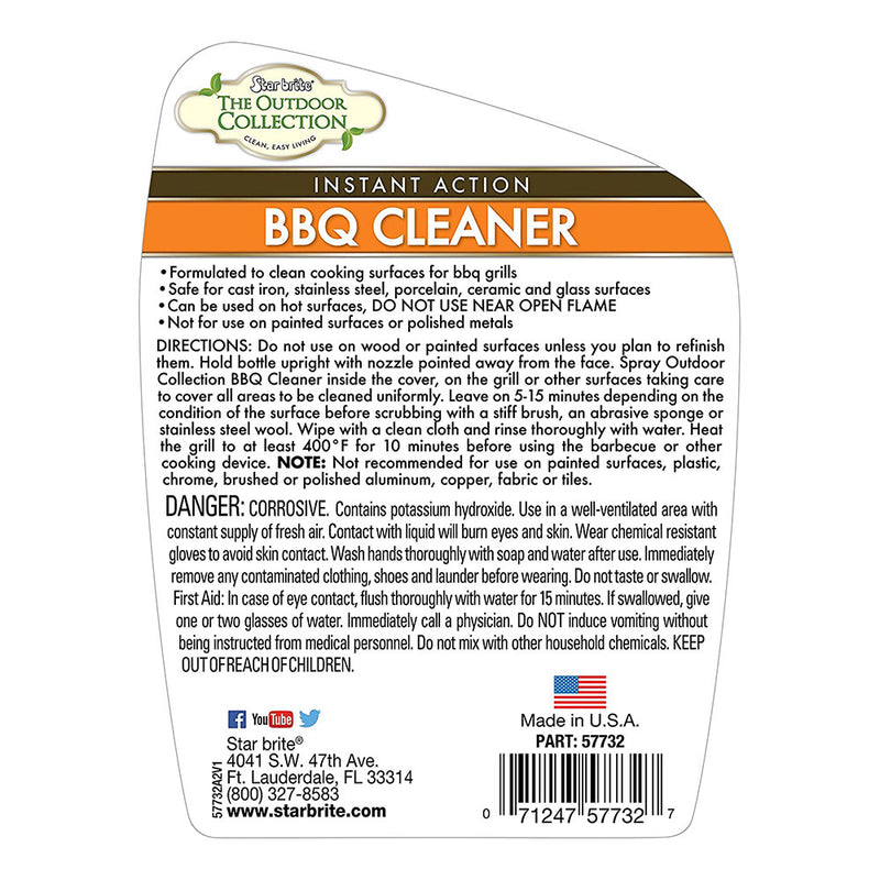Star Brite Outdoor Collection Instant Action Barbeque Grill Cleaner (2 Pack)