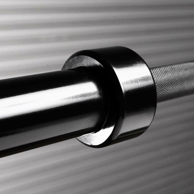 Steelbody 7 Foot Olympic Weight Lifting Barbell Gym Equipment, Black, 45 Pounds