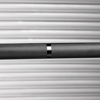 Steelbody 7 Foot Olympic Weight Lifting Barbell Gym Equipment, Black, 45 Pounds