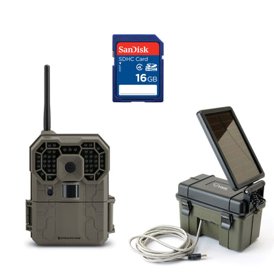 Stealth Cam GXW 12MP Game Camera & SanDisk 16GB Memory Card & HME Camera Battery