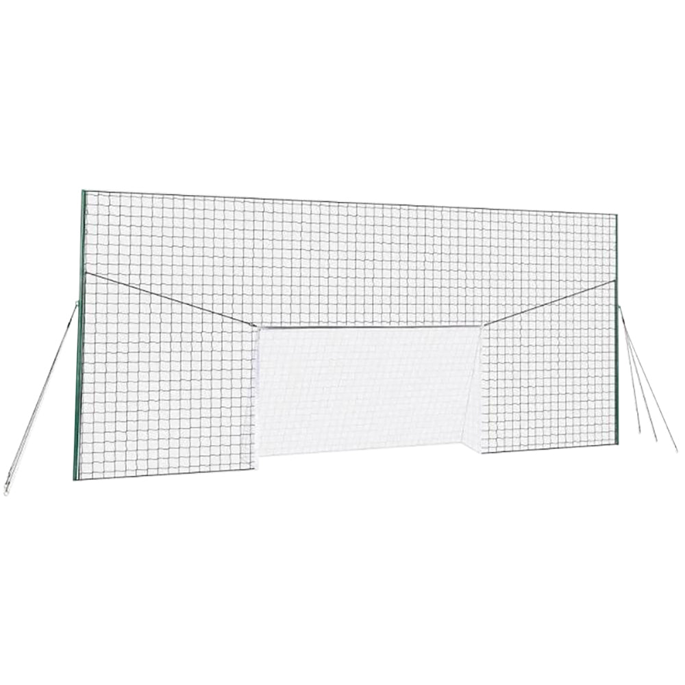 Open Goaaal Soccer Practice Net Rebounder Backstop with Goal, Standard (Used)