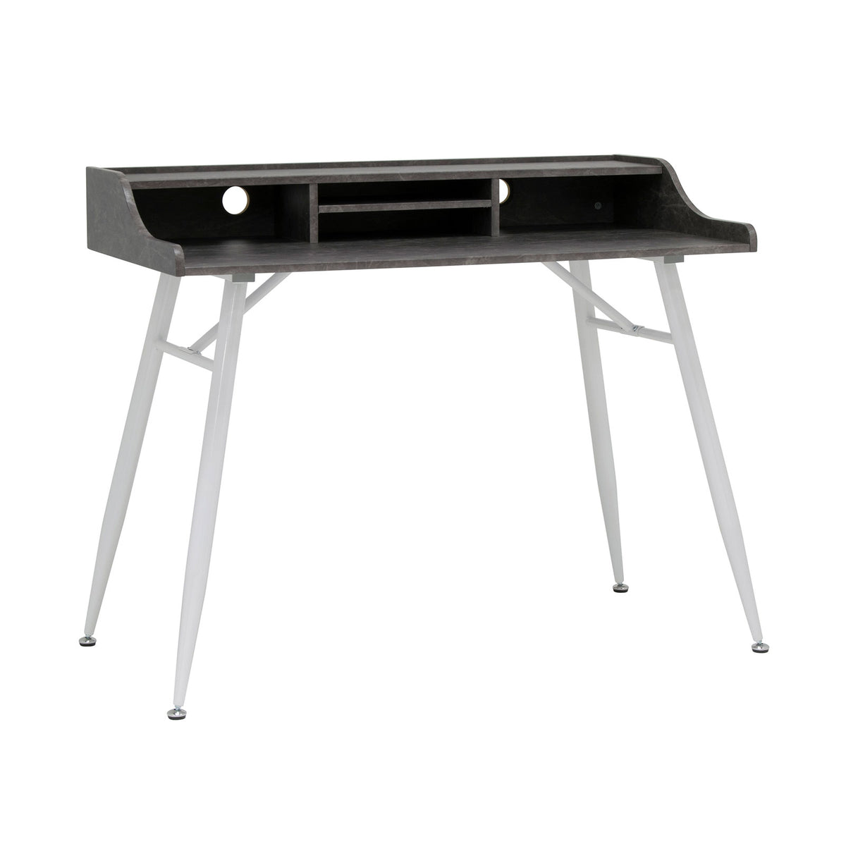 Studio Designs Woodford 45" Wood Home Office Table Desk w/ Shelf (For Parts)