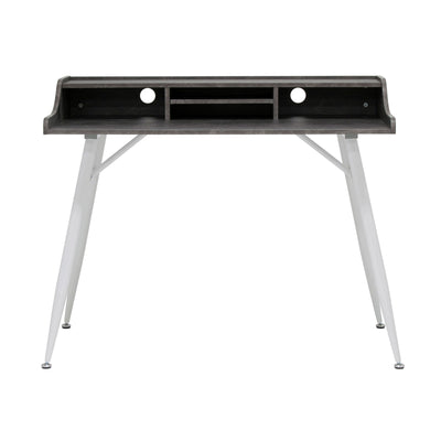 Studio Designs Woodford 45 Inch Wide Wood Office Table Desk w/ Shelf, Grey(Used)
