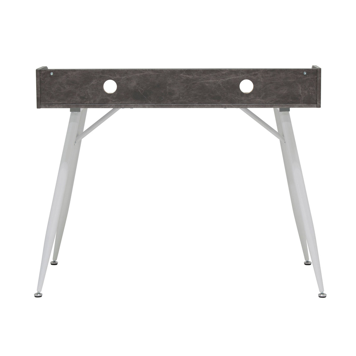 Studio Designs Woodford 45 Inch Wide Wood Office Table Desk w/ Shelf, Grey(Used)