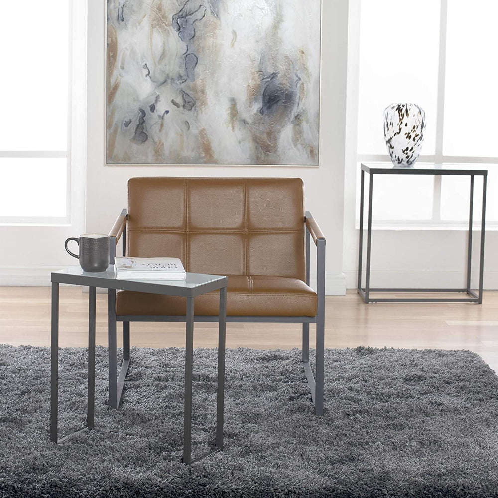 Artograph LightPad 9x12 Inch Light Box & Studio Designs Accent Chair, Caramel