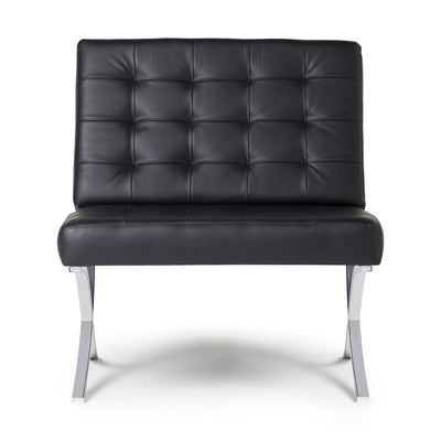 Studio Designs Modern Leather Atrium Living Room Chair Furniture (Open Box)