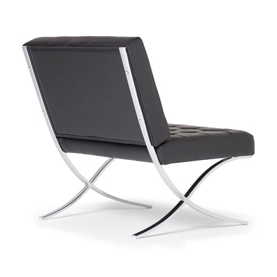 Studio Designs Modern Leather Atrium Living Room Chair Furniture (Open Box)
