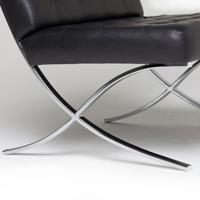 Studio Designs Modern Leather Atrium Living Room Chair Furniture (Open Box)