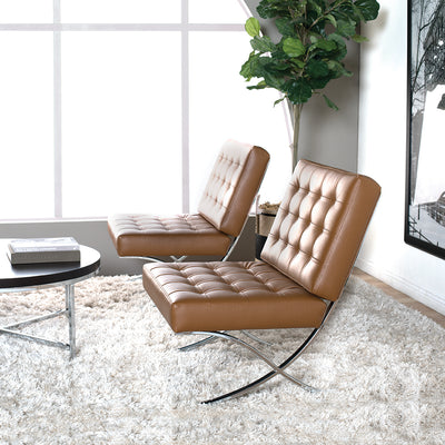 Studio Designs Bonded Leather Atrium Living Room Chair Furniture (Open Box)