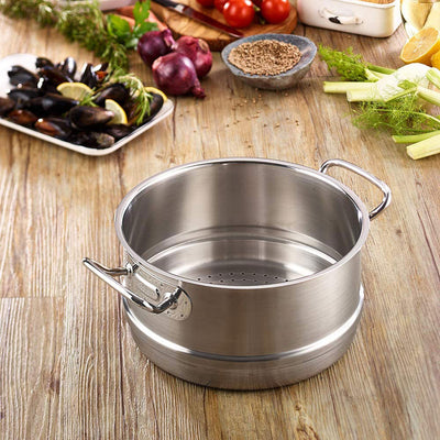 Fissler Original Profi Stainless Steel Steamer Insert for 9.5 in. Pot (Open Box)