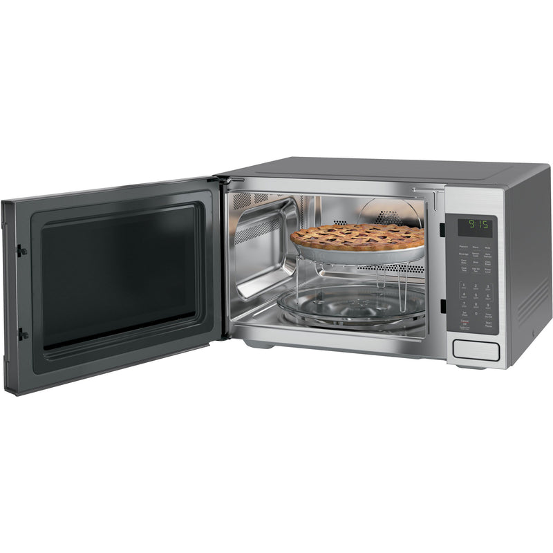 GE 1000-Watt Counter-Top Microwave Oven, Stainless Steel (Refurbished) (Used)