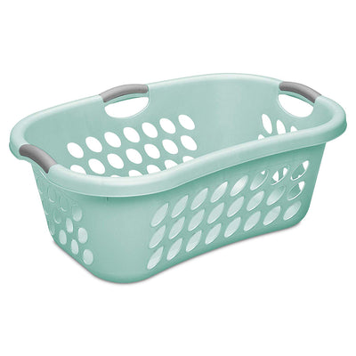 Sterilite Ultra HipHold 1.25 Bushel Plastic Clothes Laundry Basket (6 Pack)