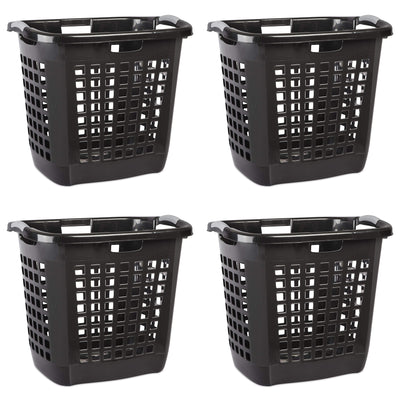Sterilite Ultra Easy Carry Plastic Dirty Clothes Laundry Basket Hamper (4 Pack)