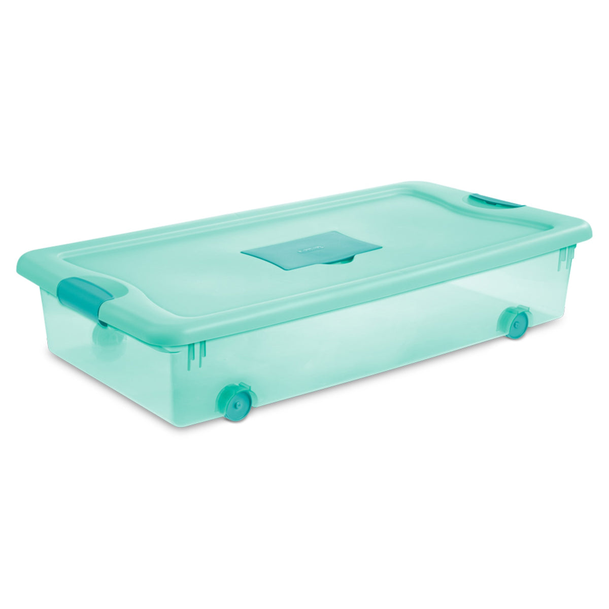 Sterilite 56 Quart Wheeled Fresh Scent Storage Container Box with Lid (16 Pack)