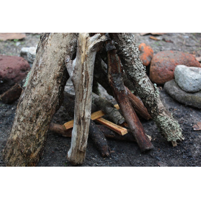 BetterWood Products Firestarter Waterproof Burlap Bag, 4 Pounds (Open Box) - VMInnovations