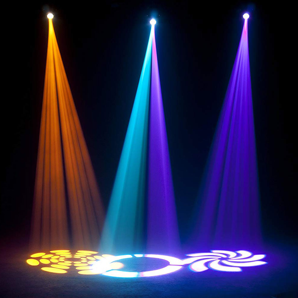 ADJ STINGER SPOT 10W LED Startec Stinger Moving Mini 7 Color Spotlight (4 Pack)