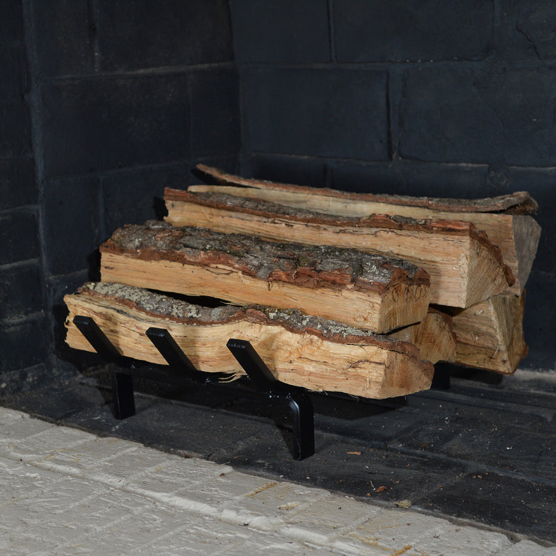 SteelFreak 20 x 10 Inch Heavy Duty Steel Wood Stove and Fireplace Grate, Black