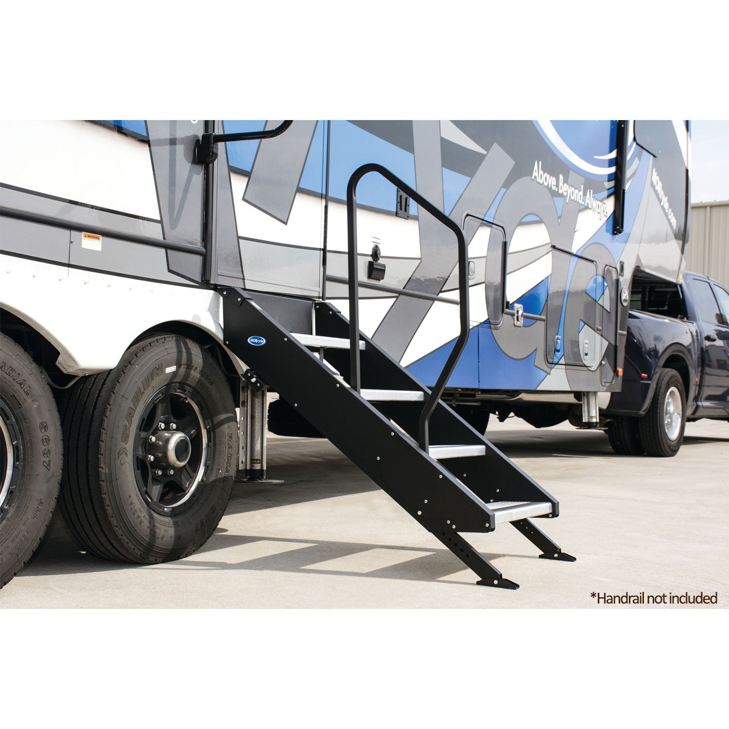 MORryde Step Above 36.5" to 42" 4 Step Portable RV Camper Entry Stair(For Parts)