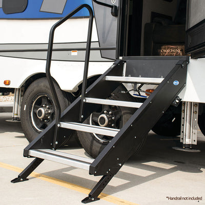 MORryde Step Above 36.5" to 42" 4 Step Portable RV Camper Entry Stair(For Parts)