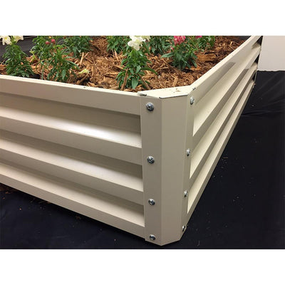 Stratco 4x3x1ft Raised Garden Bed & Brut Worm Castings Soil Builder, 30lb Bag - VMInnovations