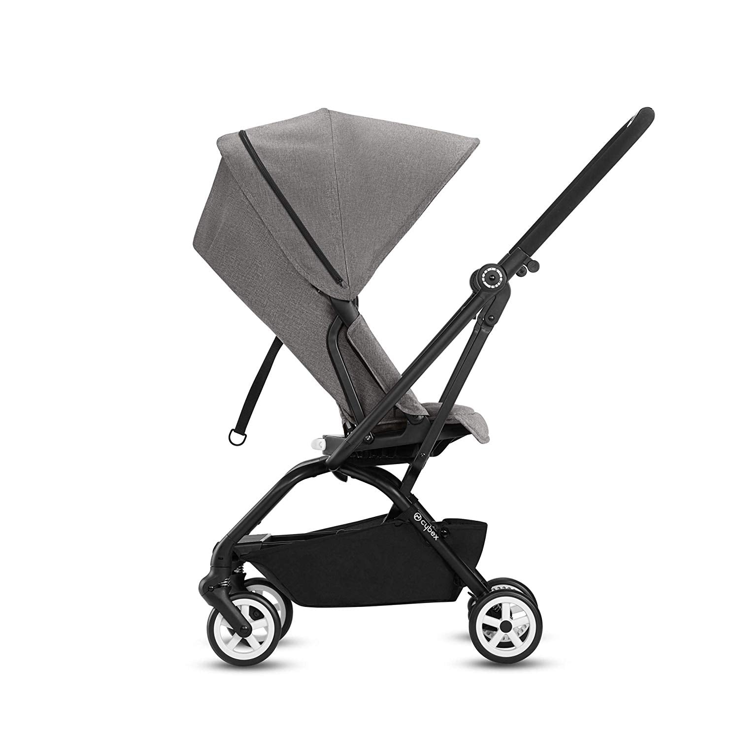 Cybex Eezy S Twist Travel System Stroller w/ Sun Canopy, Black (Open Box)