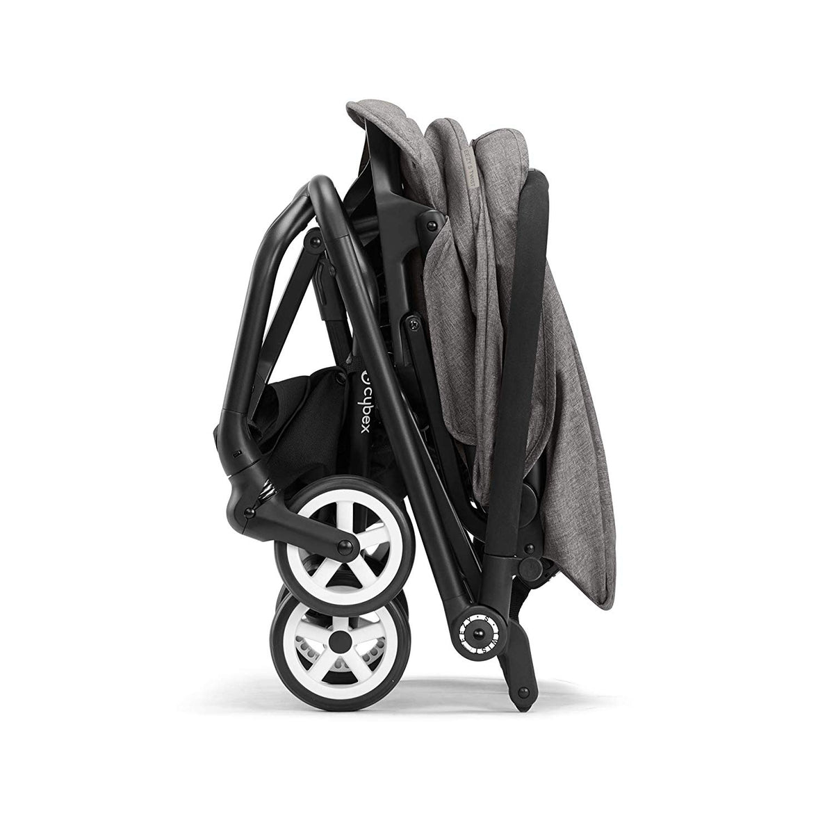 Cybex Eezy S Twist Travel System Stroller w/ Sun Canopy, Black (Open Box)