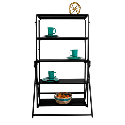 Origami 2 in 1 Wooden Display Storage Shelf To Table Desk Unit (Used)