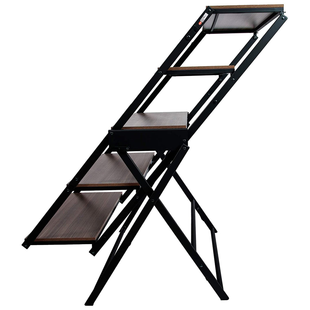 Origami 2 in 1 Wooden Display Storage Shelf To Table Desk Unit (Used) - VMInnovations