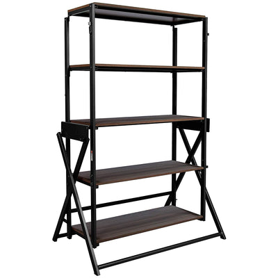 Origami 2 in 1 Wooden Display Storage Shelf To Table Desk Unit (For Parts)