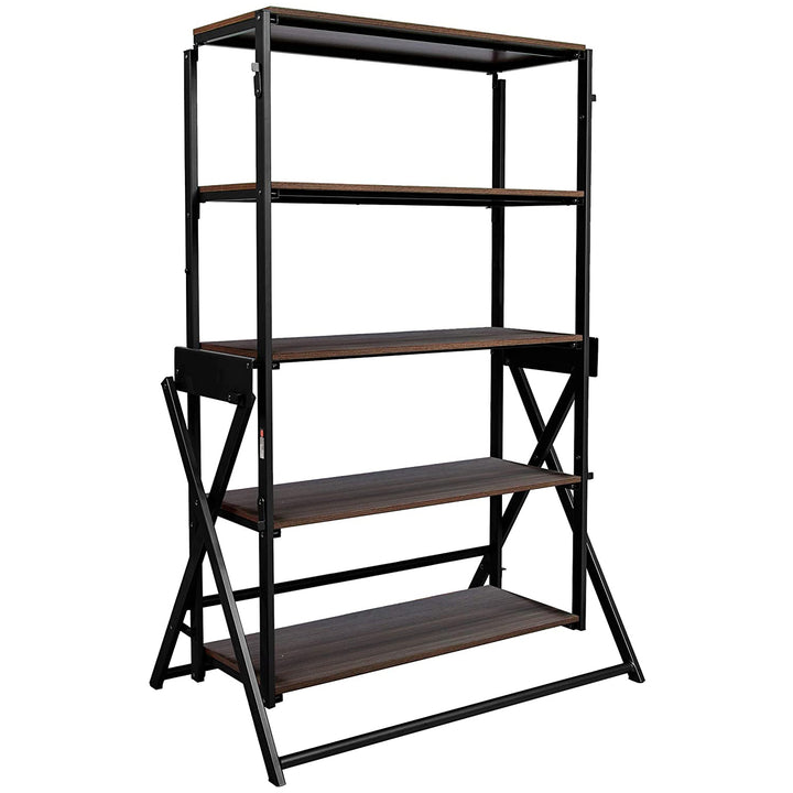 Origami 2 in 1 Wooden Display Storage Shelf To Table Desk Unit (Used) - VMInnovations