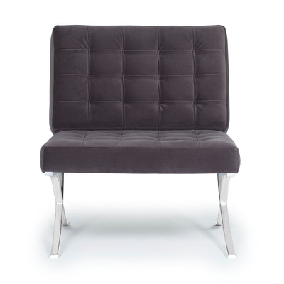 Studio Designs Home Atrium Modern Velvet Accent Indoor Lounge Chair (Open Box)