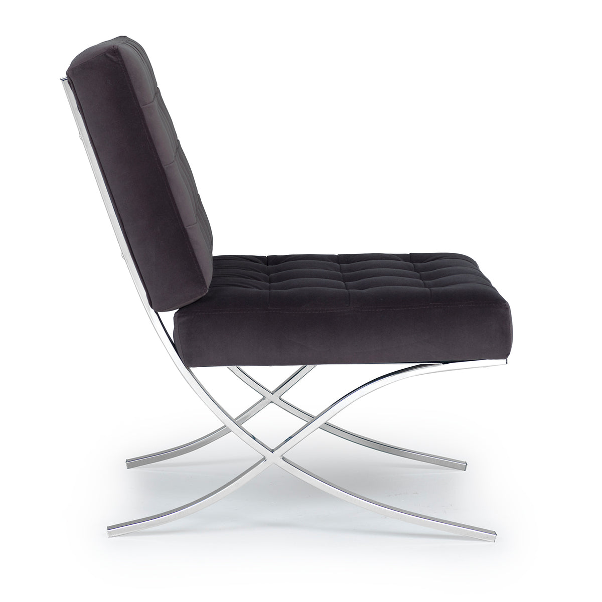 Studio Designs Home Atrium Modern Velvet Accent Indoor Lounge Chair (Open Box)
