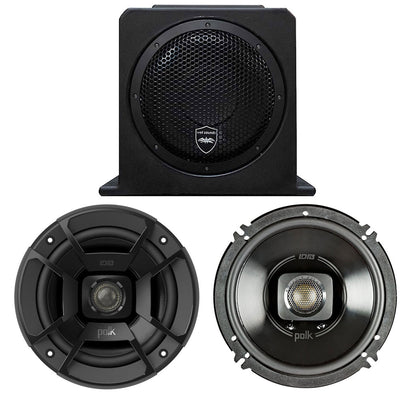 Wet Sounds Marine 10" Subwoofer + Polk Audio 6.5" 300W Stereo Speakers (Pair)