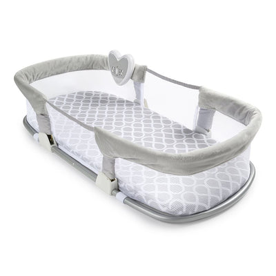 Summer Infant SwaddleMe Deluxe By Your Side Sleeper w/ Sound, Gray (Open Box)